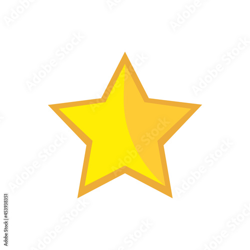 Isolated star icon