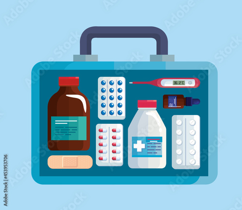 medical kit with medicine