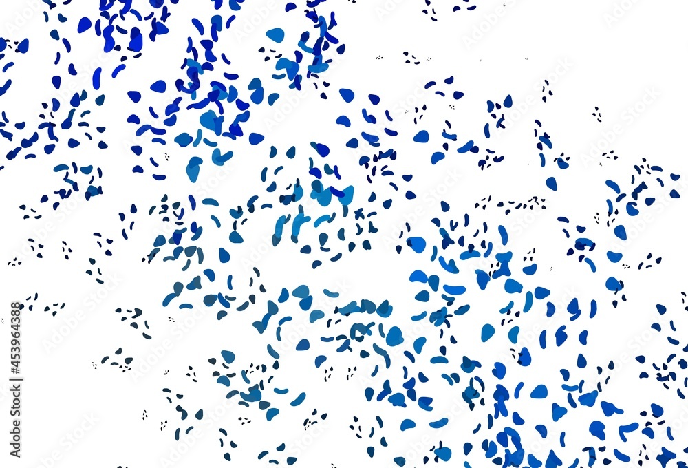 Light BLUE vector texture with random forms. Light BLUE vector texture with random forms.