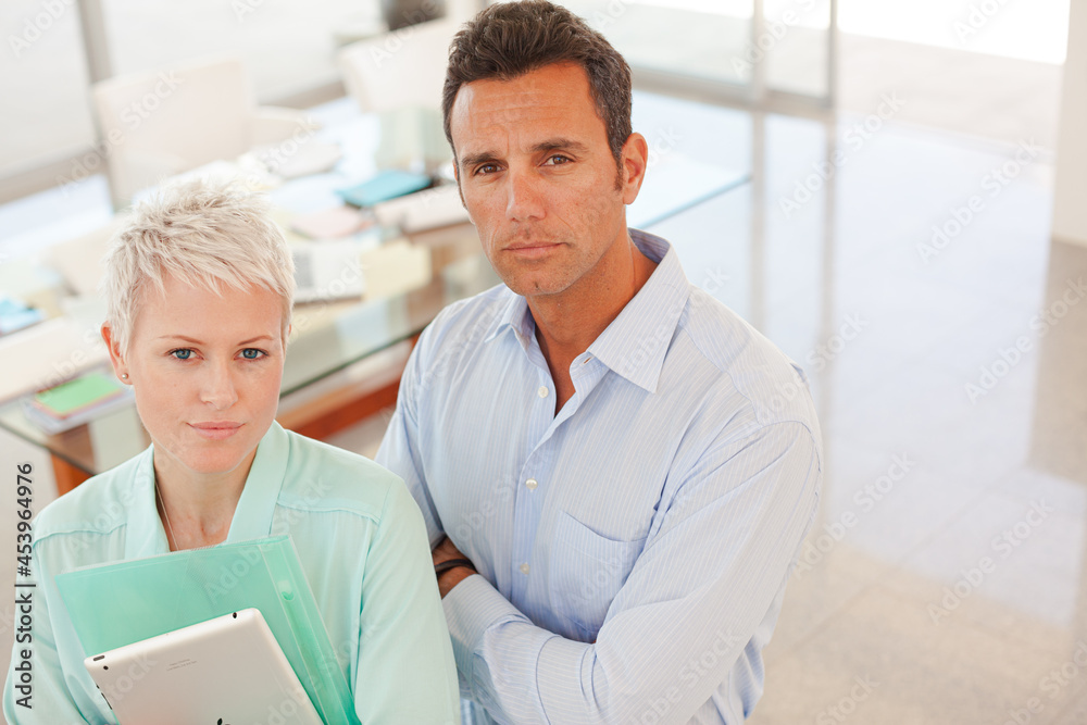 Obraz premium Business people smiling in office