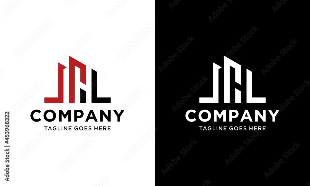 Letter H building logo icon design minimalist style illustration. creative simple apartment vector .