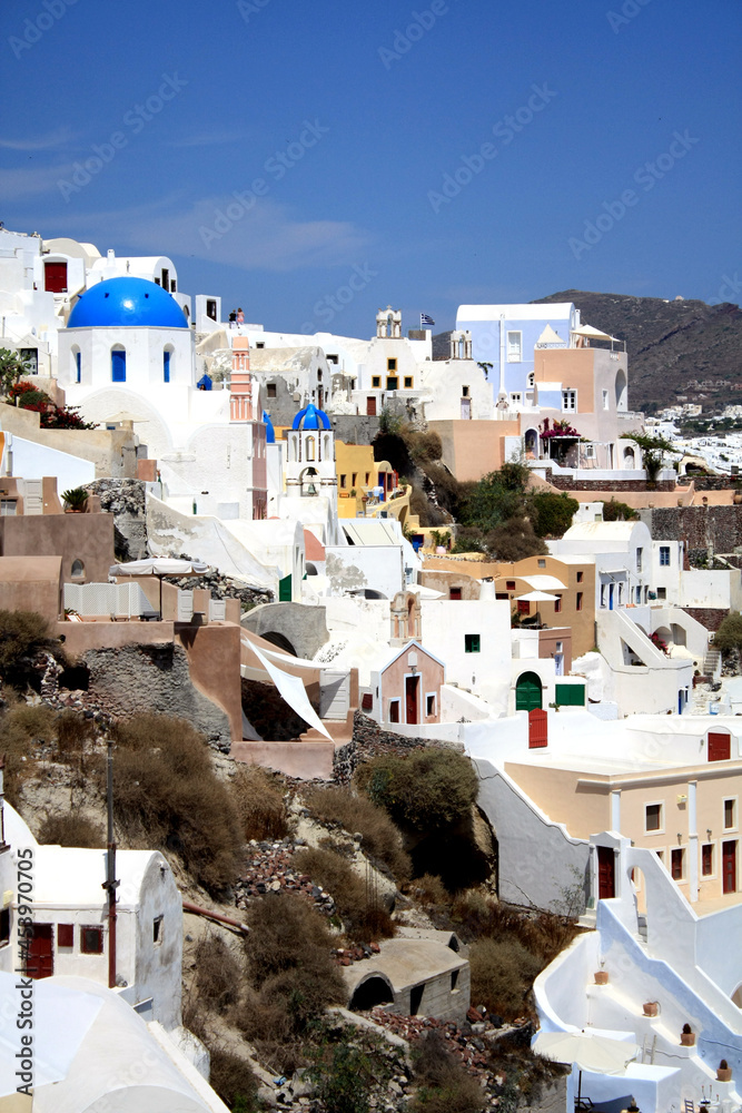 Naklejka premium Santorini