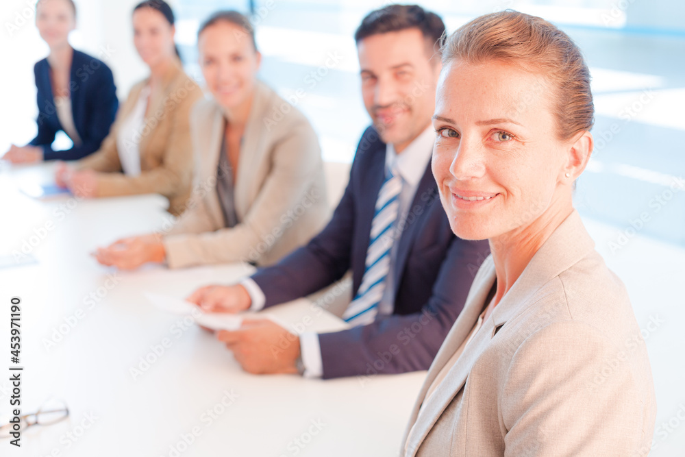 Business people meeting at conference table Business people meeting at conference table