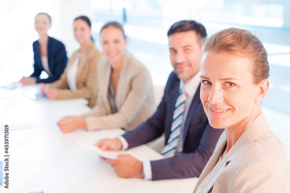 Business people meeting at conference table Business people meeting at conference table