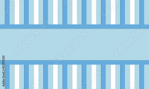 Modern abstract stripes blue and white background