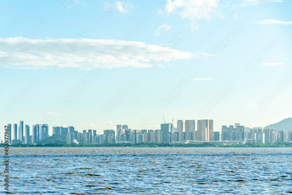 Fototapeta premium Ocean at Shenzhen Bay Park, China