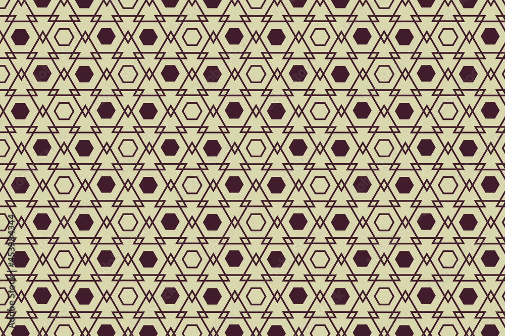 Abstract geometric pattern with seamless vector for multiple usage