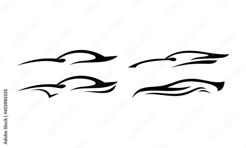 set template sportcar garage logo