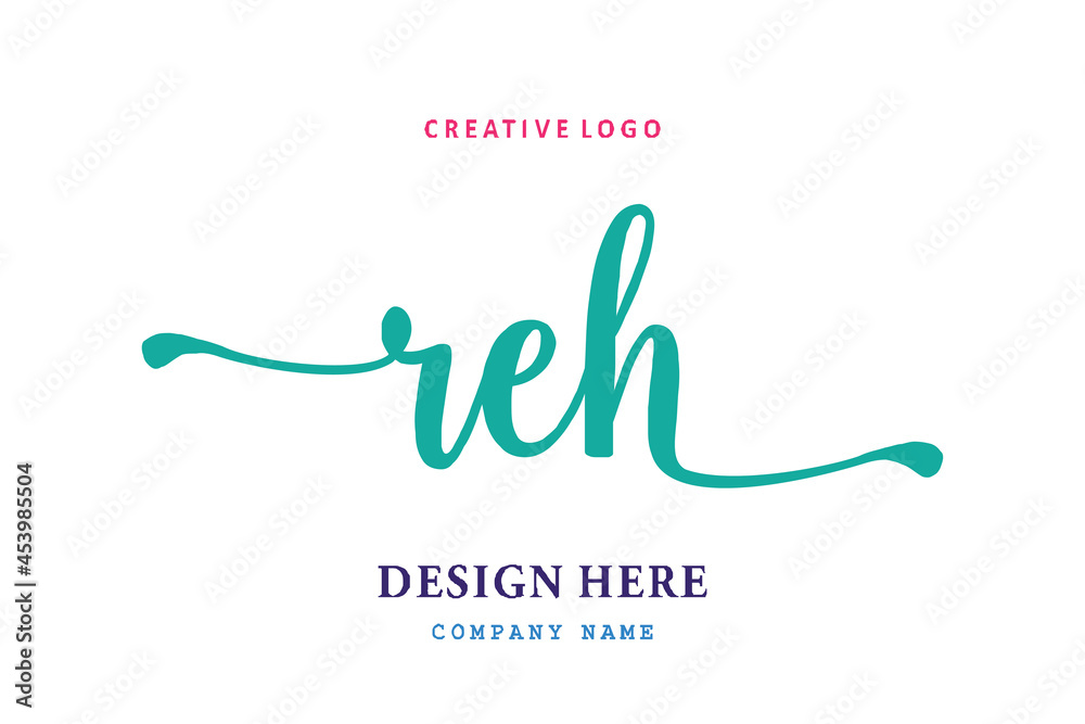 REH lettering logo is simple, easy to understand and authoritative REH lettering logo is simple, easy to understand and authoritative