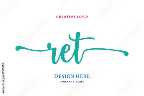 RET lettering logo is simple, easy to understand and authoritative