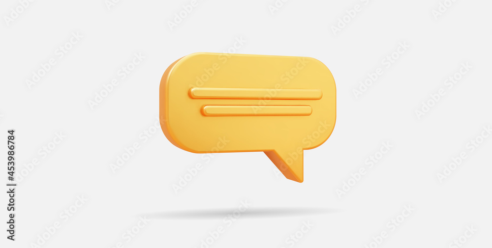 3D Realistic gold chat icon design or online message vector illustration 3D Realistic gold chat icon design or online message vector illustration