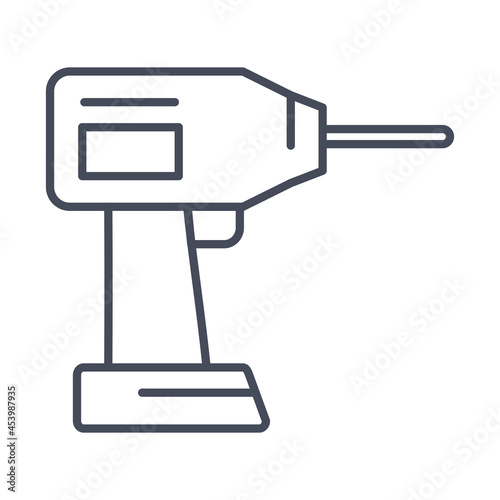 construction drill icon