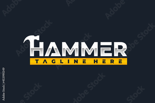 hammer logo typography