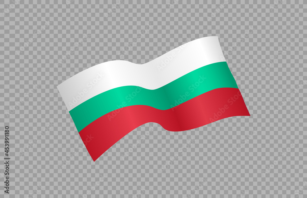 Waving flag of Bulgaria isolated on png or transparent background,Symbol of Bulgaria,template for banner,card,advertising ,promote, vector illustration top gold medal sport winner country Waving flag of Bulgaria isolated on png or transparent background,Symbol of Bulgaria,template for banner,card,advertising ,promote, vector illustration top gold medal sport winner country