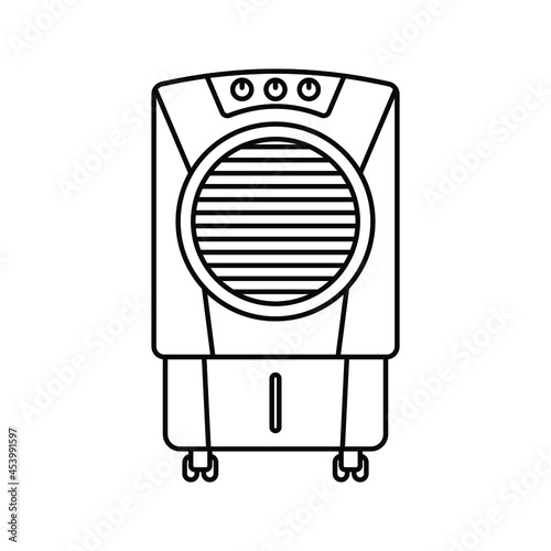 Air cooler icon. cooler sign. Vector illustration.
