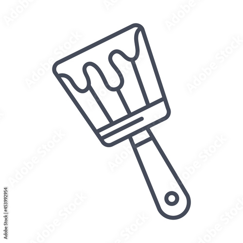 construction paint brush