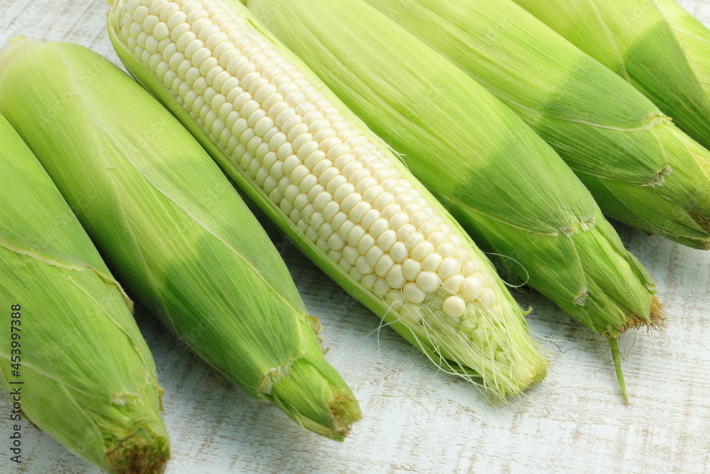 白いとうもろこし　ホワイトコーン