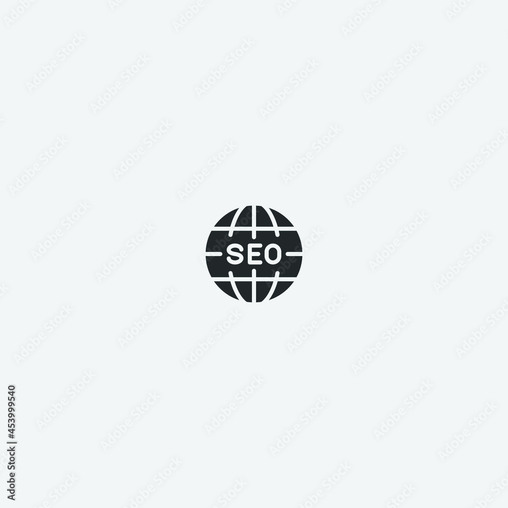 Seo vector icon illustration sign Seo vector icon illustration sign
