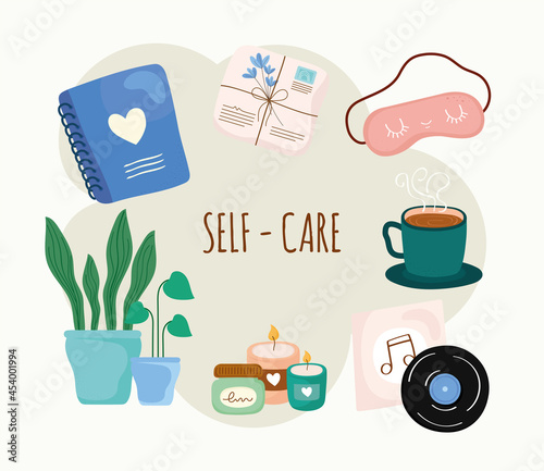 Self care symbol group