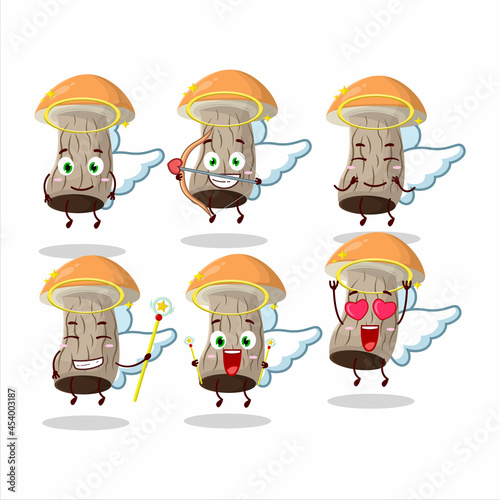 Scaber stalk cartoon designs as a cute angel character