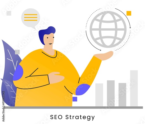 Vector illustration Search Engine Optimization concept