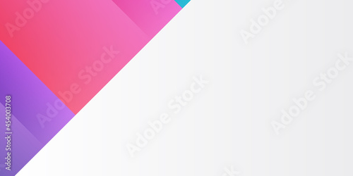 Modern purple cyan red abstract color design background. Abstract minimal background with geometric creative and minimal gradient concepts, for posters, banners, landing page concept image.