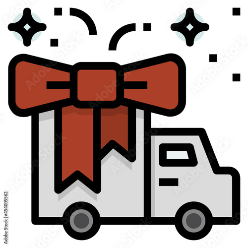 gift line icon