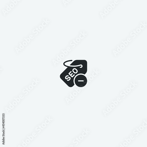Tag vector icon illustration sign