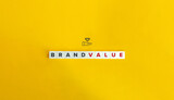 Brand Value Banner. Block letters on bright orange background. Minimal aesthetics.