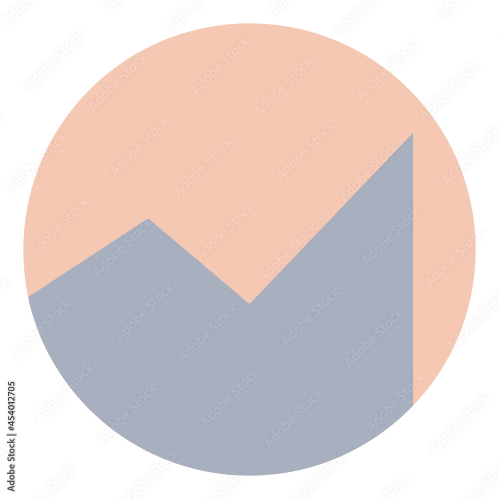 Business Graph flat icon Business Graph flat icon
