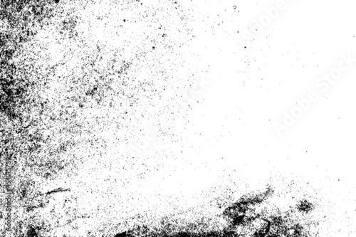 Vector grunge black and white abstract noise texture background.