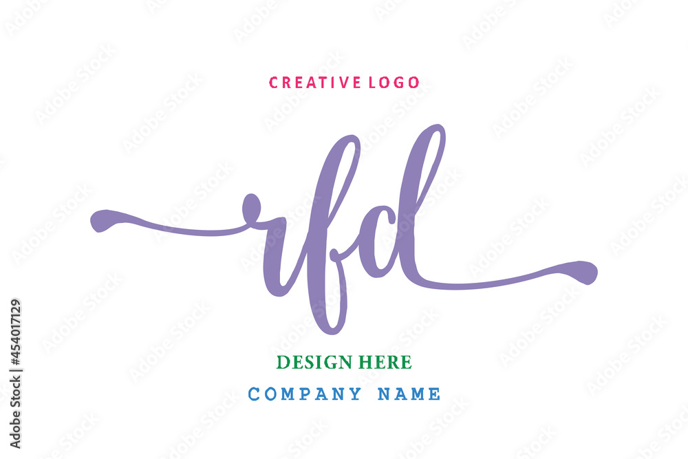 RFD lettering logo is simple, easy to understand and authoritative RFD lettering logo is simple, easy to understand and authoritative