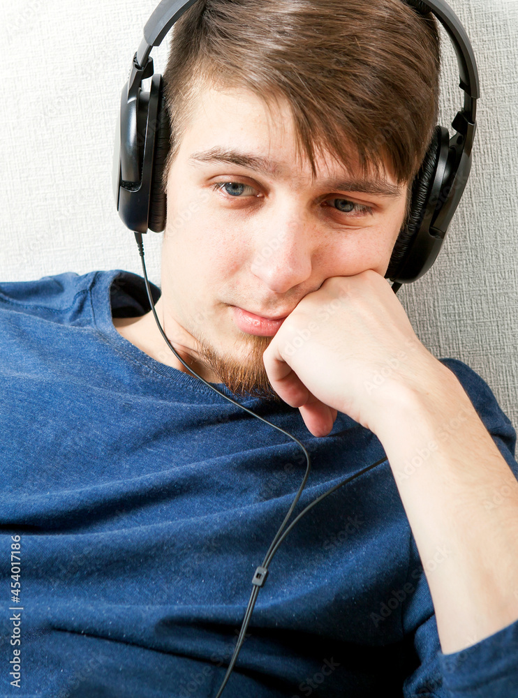 Young Man in the Headphones