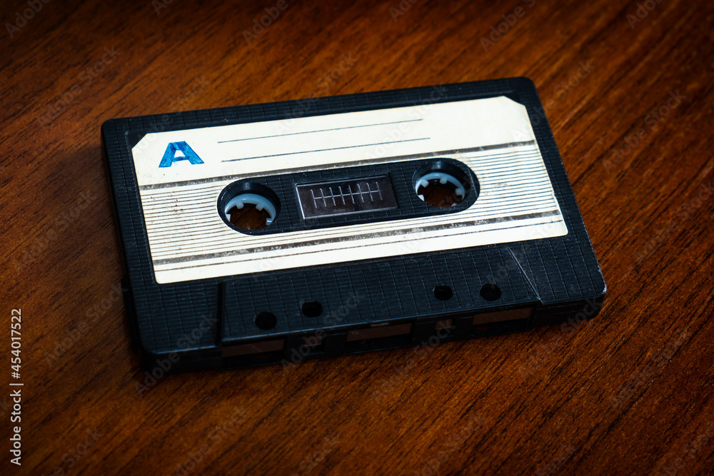 Fototapeta premium Old Audio Cassette closeup
