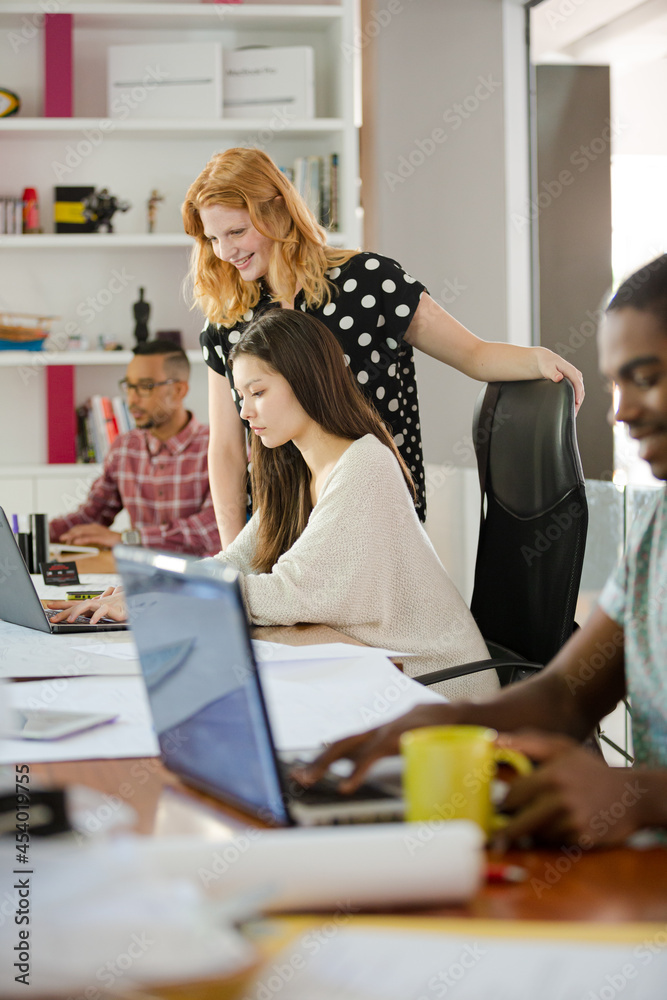 People working together in office People working together in office