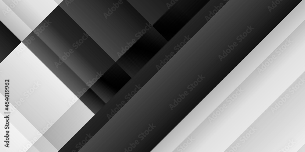 Black and white abstract 3d stripe background