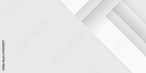 Simple 3D white abstract modern background design. Abstract grey hi-tech polygonal corporate background