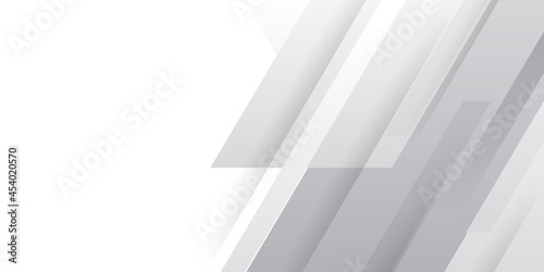 Abstract white square shape with futuristic concept background 