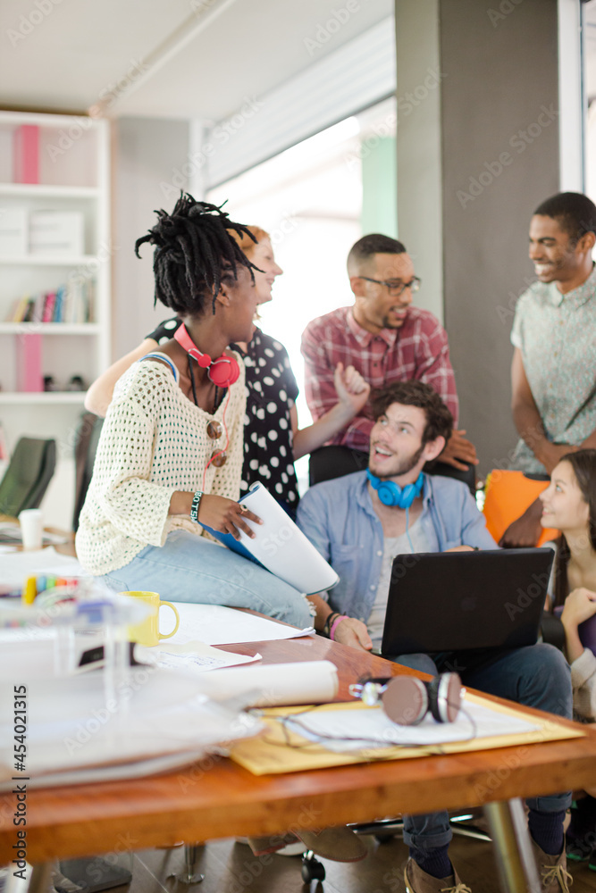 People working together in office People working together in office