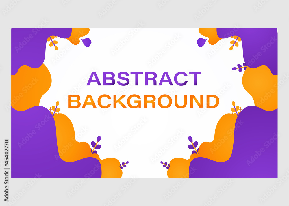Fototapeta premium abstract simple natural floral background design