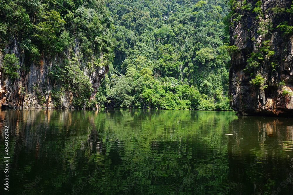 View of a lake called Mirror Lake in Ipoh, Malaysia View of a lake called Mirror Lake in Ipoh, Malaysia