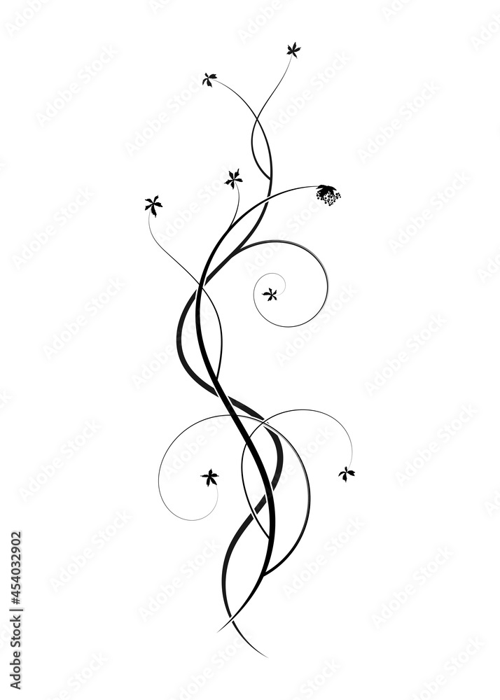 climbing plant sprout reaching for the sun. vector