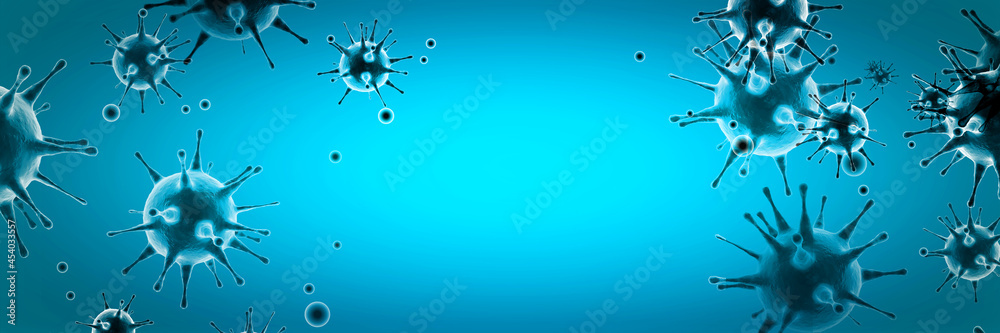Corona virus background, pandemic risk concept. 3D illustration Corona virus background, pandemic risk concept. 3D illustration