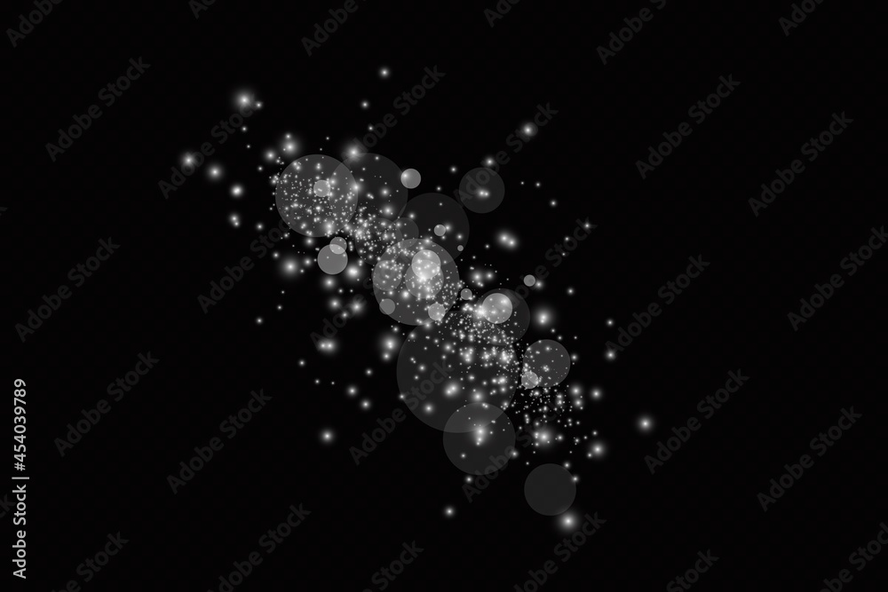 Glow effect. Vector illustration. Christmas dust flash. Snow is falling. Snowflakes.
Glow effect. Vector illustration. Christmas dust flash. Snow is falling. Snowflakes.