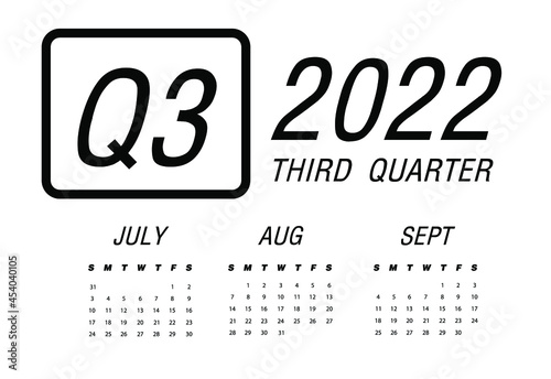 Third quarter of calendar 2022
