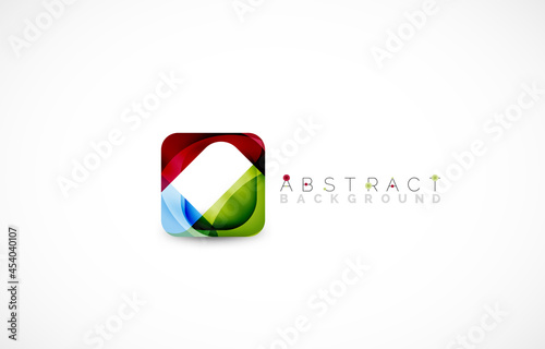 Minimal background. Abstract square shape with round corners created with wavy forms. Vector Illustration For Wallpaper, Banner, Background, Landing Page Free Download Minimal background. Abstract square shape with round corners created with wavy forms. Vector Illustration For Wallpaper, Banner, Background, Landing Page - GFXLoad