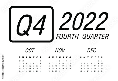 Fourth quarter of calendar 2022
