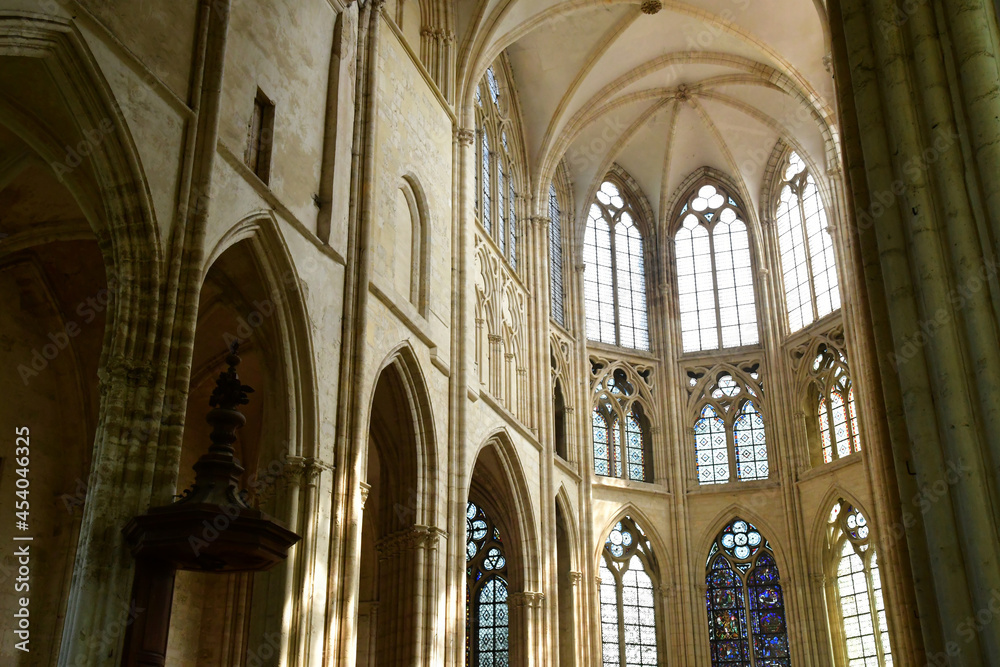 Saint Sulpice de Favieres; France - june 3 2018 : church