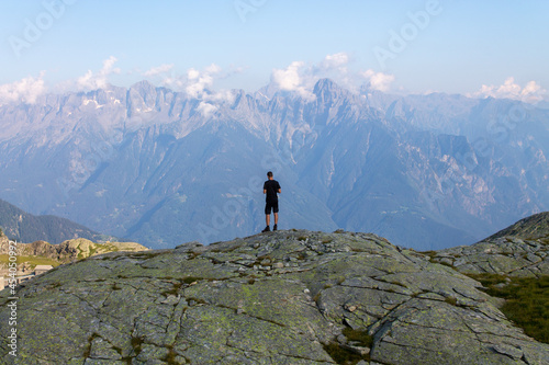 Monte Truzzo, Sky, a trekking view in italy. © Massimo