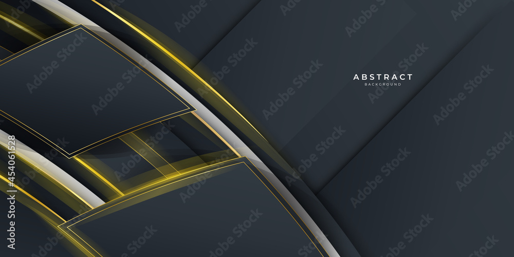 Black and gold abstract background